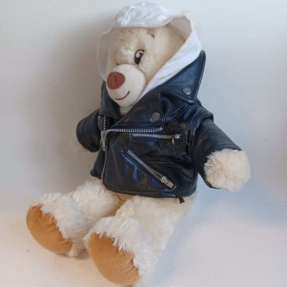 Build A Bear Workshop Harley Davidson Bear Plush Billys Place Biker - Picture 5 of 15